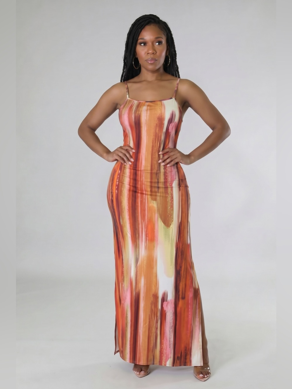 Lace Up Back Maxi Dress Vacation Resort Wear Size S
